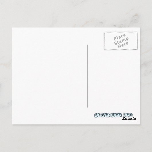 Bass Guitar Briefkaart (Achterkant)