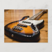 Bass Guitar Briefkaart (Voorkant)