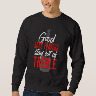 Bass Guitar But Women and Man Bass Player Trui