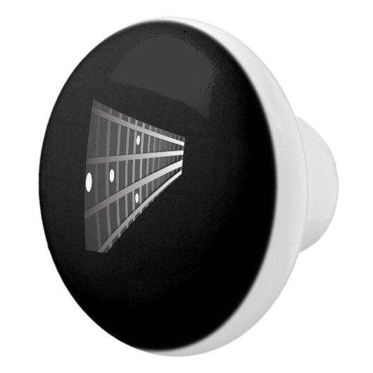 Bass Guitar Fret Musician Player Metal Rock Music Keramische Knop (Rechts)