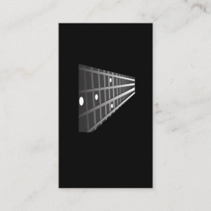 Bass Guitar Fret Musician Player Metal Rock Music Visitekaartje