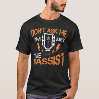 Bass Guitar Guitarist Bassistent Musicus T-shirt