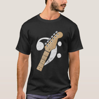 Bass Guitar Headstock But and Bass Player T-shirt