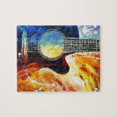 Bass guitar legpuzzel (Horizontaal)