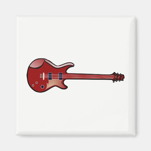 Bass guitar magneet (Voorkant)