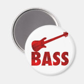 Bass Guitar Magneet (Voorkant / Achterkant)