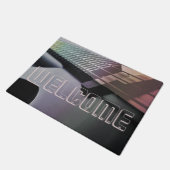 Bass Guitar Modern Welcome Mat (Schuin)