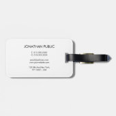 Bass Guitar Music Sjabloon Tekst toevoegen Aangepa Bagagelabel (Achterkant horizontaal)