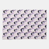 Bass Guitar, Music Tea Towel Theedoek (Horizontaal)