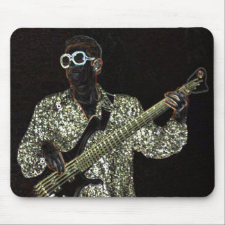 bass guitar - muziekman klinkt mousepad muismat
