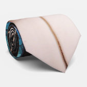 Bass Guitar Neck 2-Sided Music Stropdas (Opgerold)