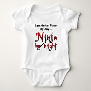 Bass Guitar Ninja Romper