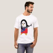 Bass Guitar Palling Penguin T-shirt (Voorkant volledig)