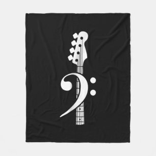 Bass Guitar Player - Bass Guitar Musician Fleece Deken
