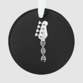 Bass Guitar Player Bassist Ornament (voorkant)