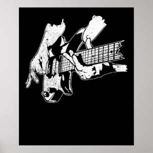 Bass Guitar Player  Gift for But Poster