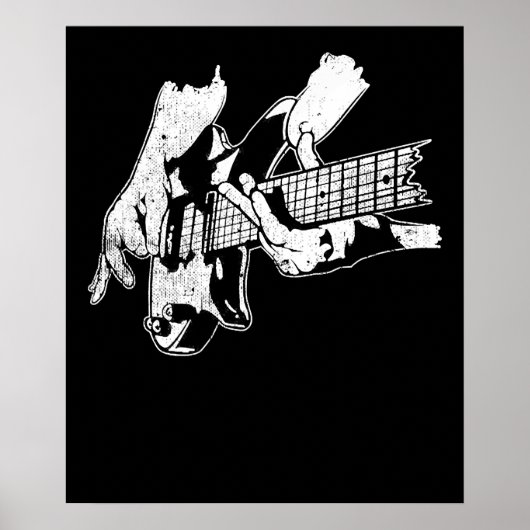 Bass Guitar Player  Gift for But Poster (Voorkant)