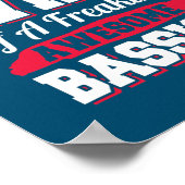 Bass Guitar Player Guitarist Bassist Wife  Poster (Hoek)