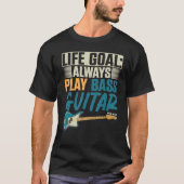 Bass Guitar Player Guitarist Music But B T-shirt (Voorkant)