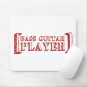 Bass Guitar Player Muismat (Met muis)