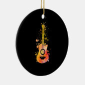 Bass Guitar Player Music Guitarist Musician Rock Keramisch Ornament (Rechts)