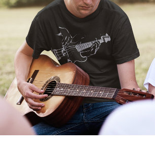 Bass Guitar Player Music Guitarist Musician Rock T-shirt