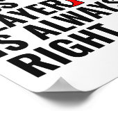 Bass Guitar Player Music Musician Bassistent Retro Poster (Hoek)