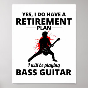 Bass Guitar Player Music Musician But Funny Poster