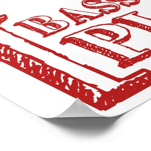 Bass Guitar Player Poster (Hoek)