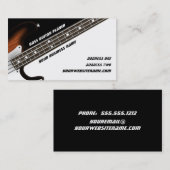 Bass Guitar Player Visitekaartje (Voorkant / Achterkant)