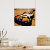 Bass Guitar Poster (Keuken)