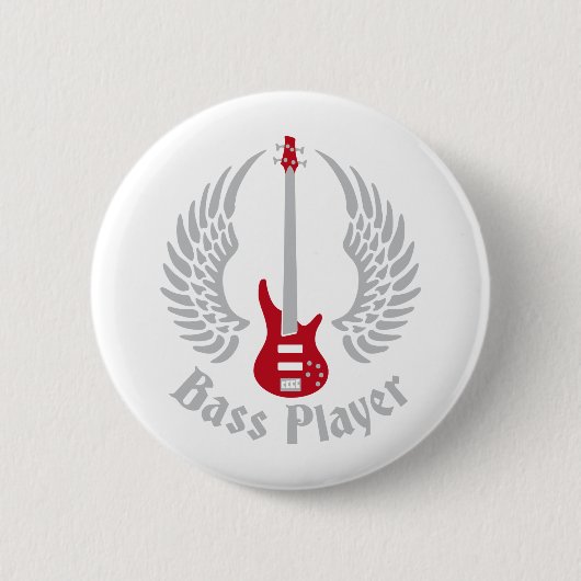 bass guitar ronde button 5,7 cm (Voorkant)