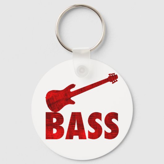 Bass Guitar Sleutelhanger (Voorkant)