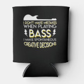 Bass Guitar Spontaneous Creative decisions Blikjeskoeler (Voorkant)