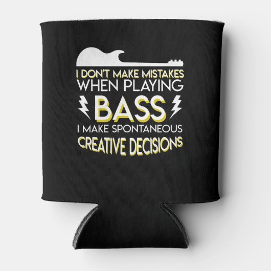 Bass Guitar Spontaneous Creative decisions Blikjeskoeler (Voorkant)