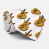 Bass Guitar Stropdas (Opgerold)