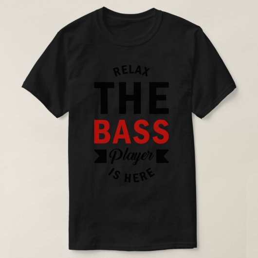 Bass Guitar T-shirt (Design voorkant)