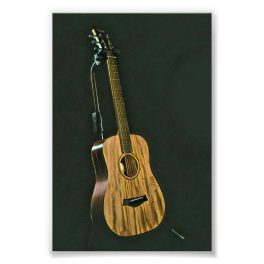 Bass Guitarist gift Foto Afdruk (Voorkant)