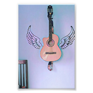Bass Guitarist gift Foto Afdruk