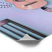 Bass Guitarist gift Poster (Hoek)