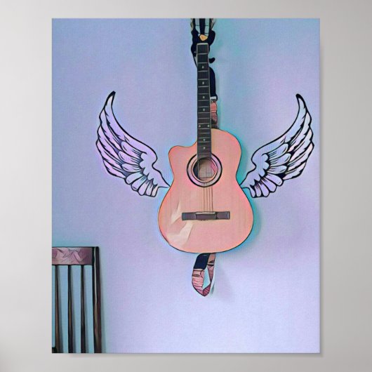 Bass Guitarist gift Poster (Voorkant)