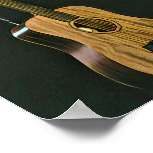 Bass Guitarist gift Poster (Hoek)