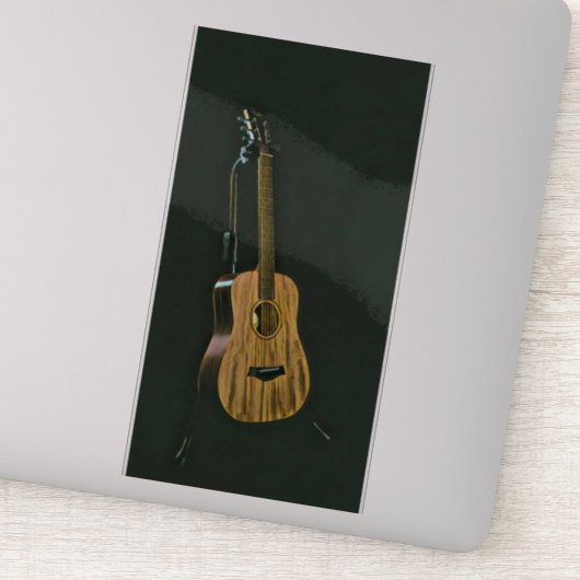 Bass Guitarist gift Sticker (Detail)