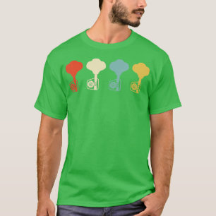 bass Guiter Retro T-shirt