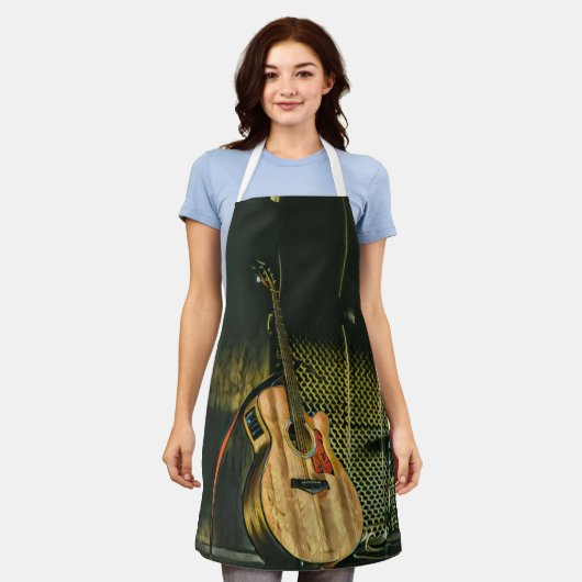 Bass guiter schort (Gedragen)