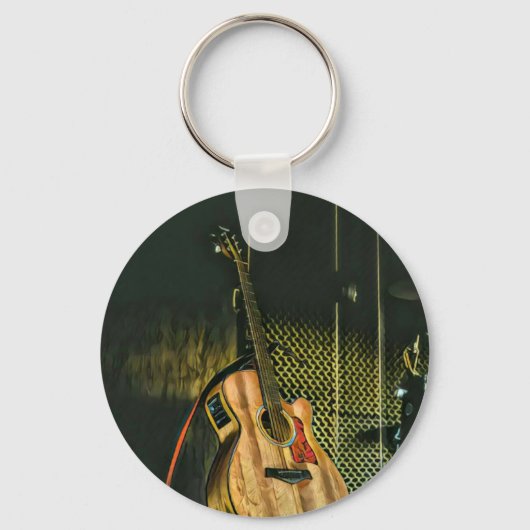 Bass guiter sleutelhanger (Voorkant)
