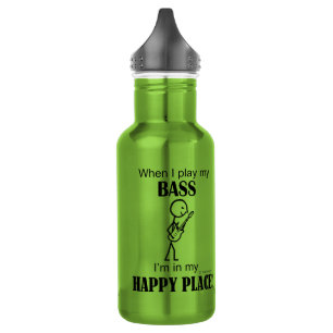 Bass Happy Place Waterfles