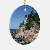 Bass Harbor Lighthouse 5 Keramisch Ornament (Rechts)