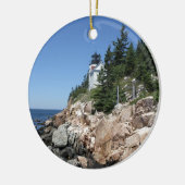 Bass Harbor Lighthouse 5 Keramisch Ornament (Links)
