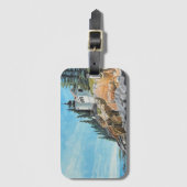 Bass Harbor Lighthouse Bagagelabel (Voorkant (verticaal))